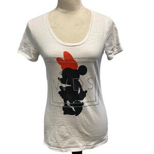 Disney Sparkles Tee with Black & Red Accents - Size M